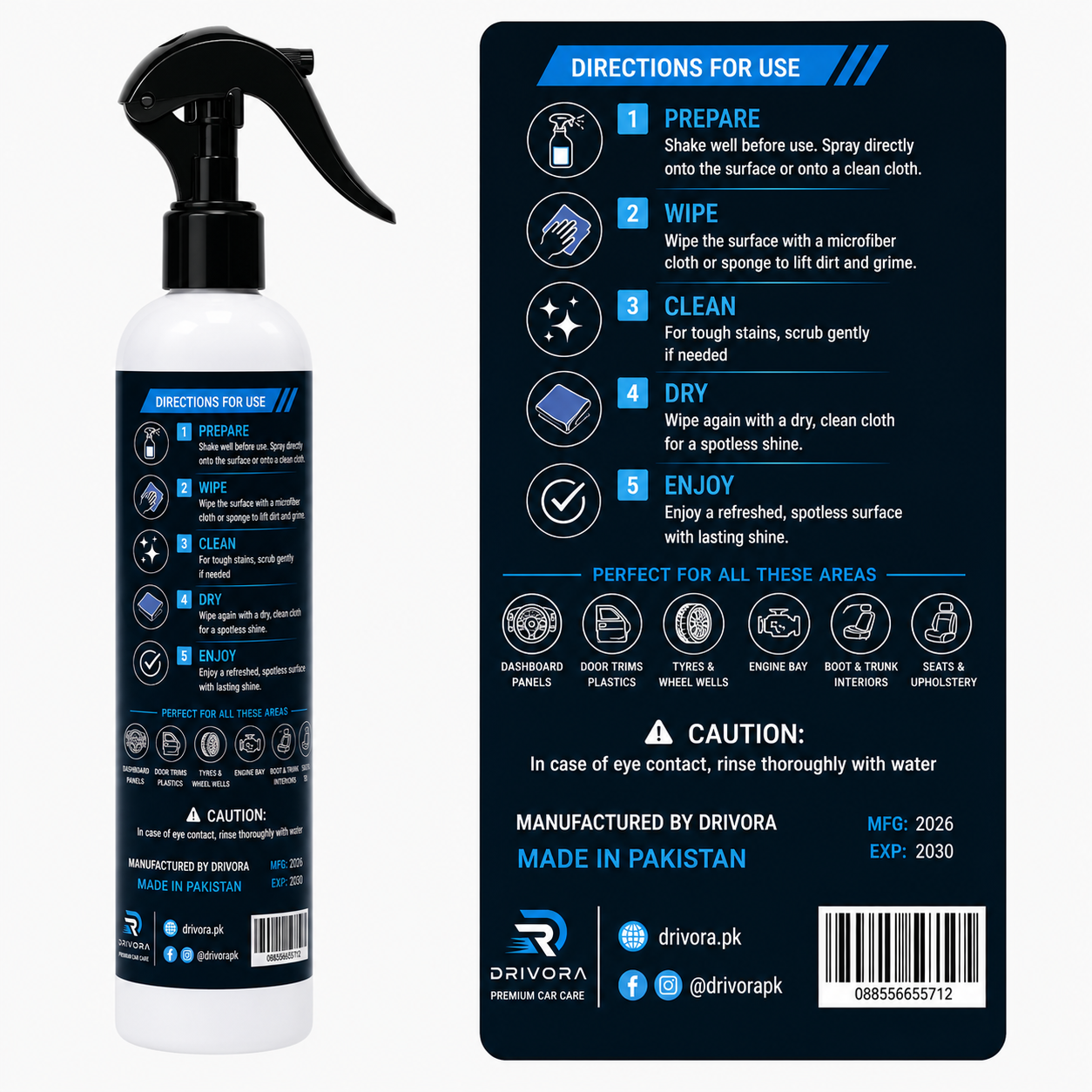 DRIVORA – Complete Car Care Kit